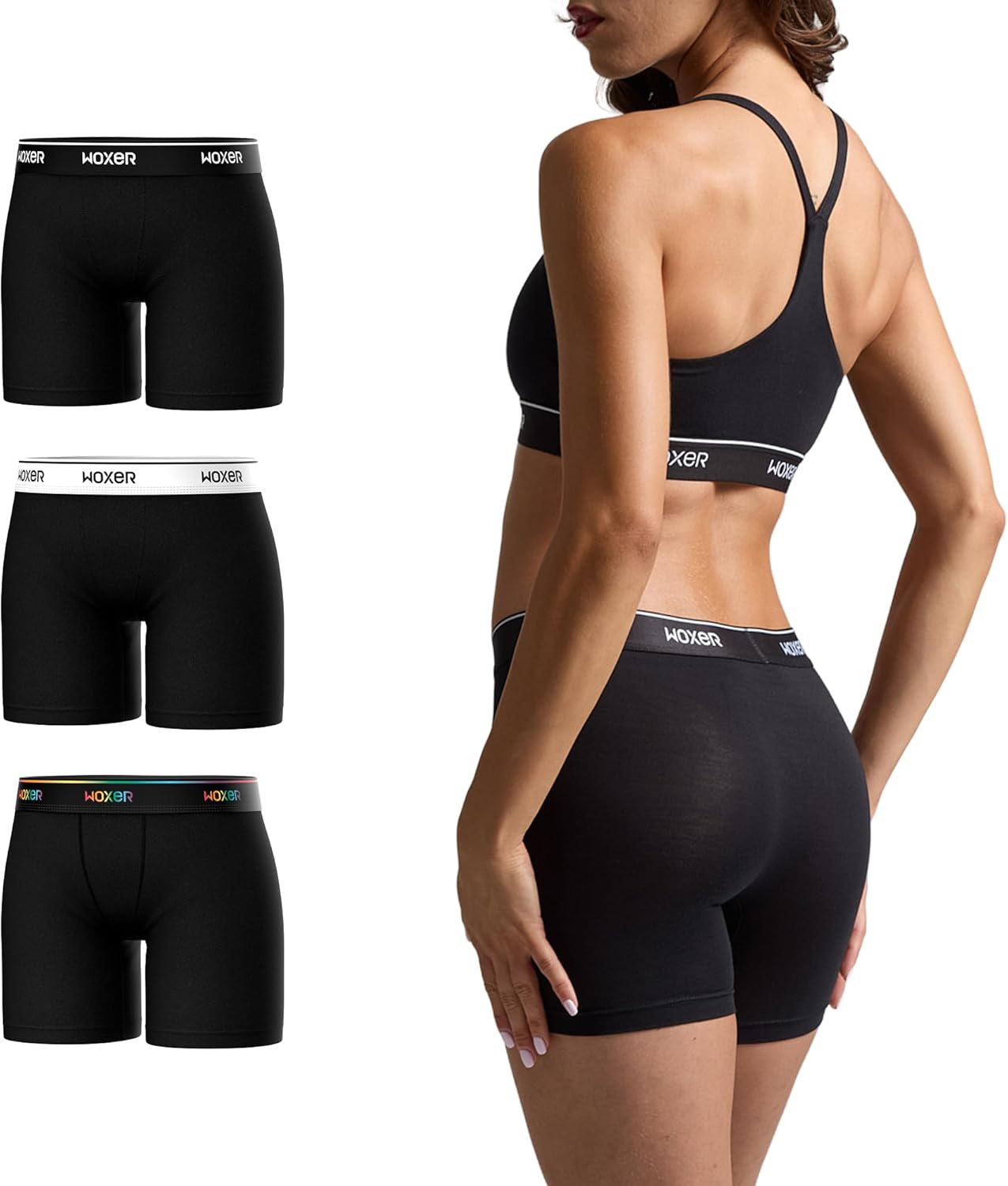 Woxer Boxer Shorts for Women - Soft Modal Boyshorts Comfort