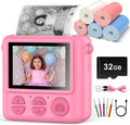 Instant Print Camera for Kids 1080P HD Digital Camera with Print - Fun