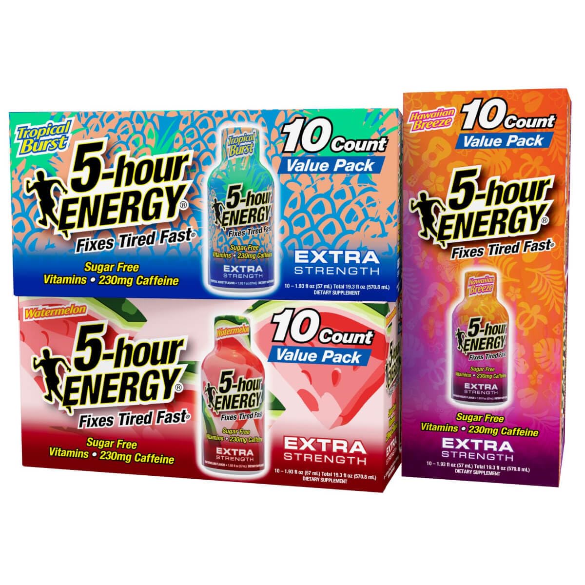 5-Hour Energy Extra Strength Shots Variety Pack for Quick Boost