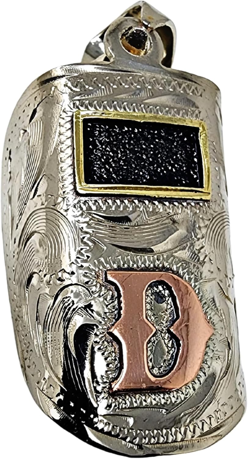 Handcrafted Sugar Scoop Welding Hood Pendant for Welders
