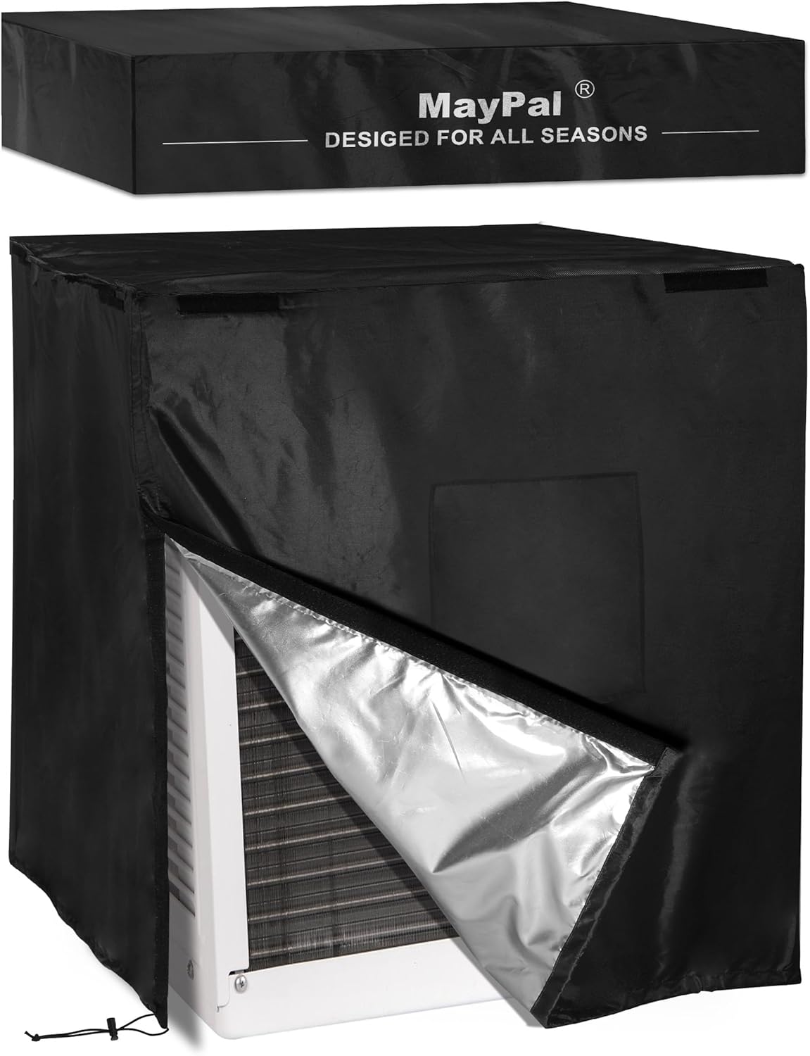 MayPal 2-in-1 Waterproof AC Cover | Full Protection with Ventilated Mesh | Detachable Top | 32x32x36