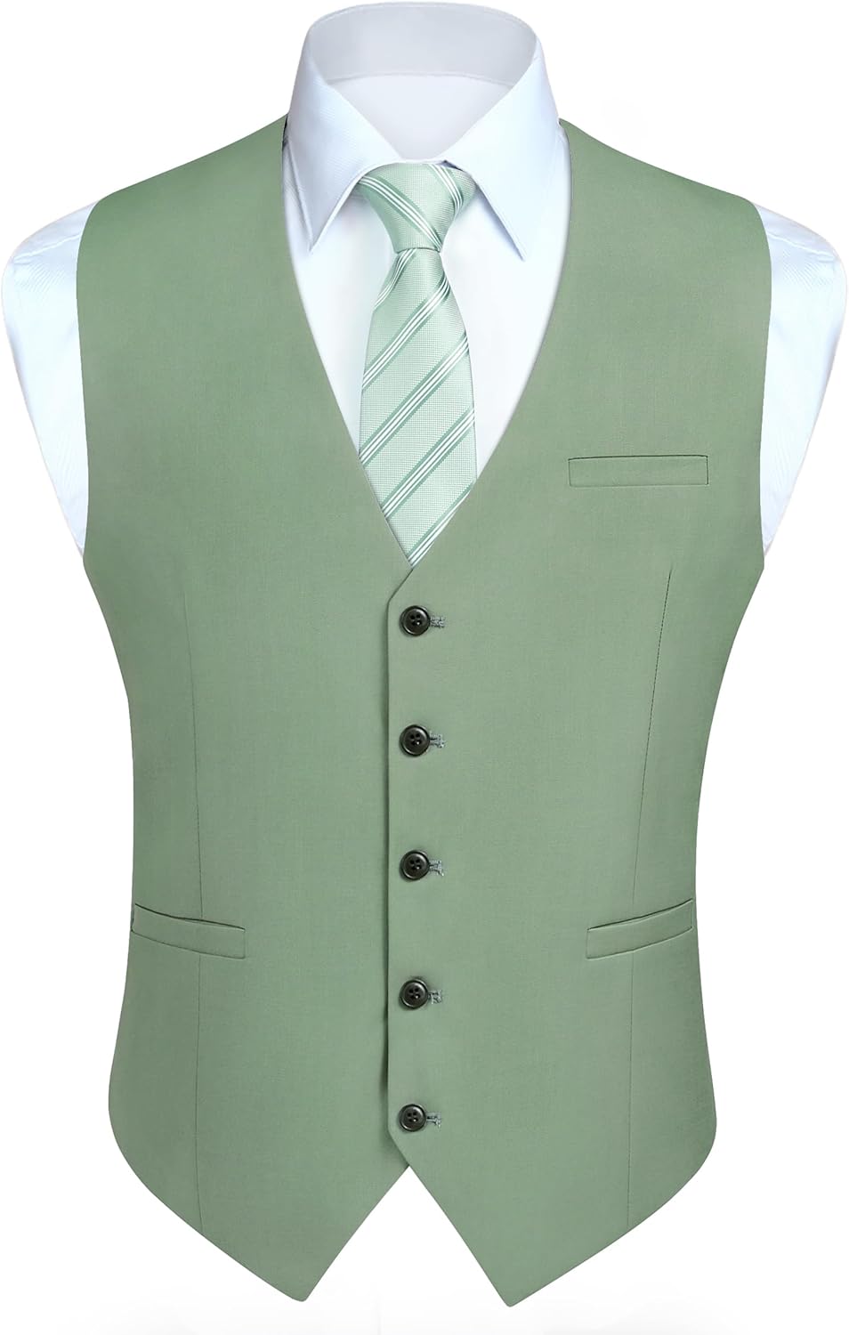 HISDERN Vest 101 Mens Slim Fit Suit Vest for Any Occasion