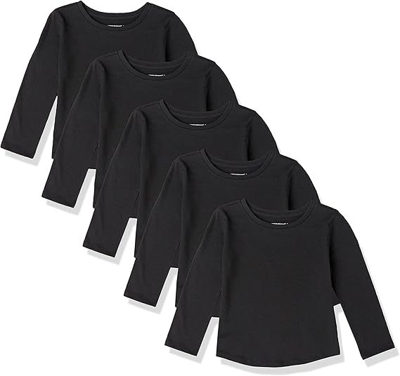 Long-Sleeve T-Shirts for Girls and Toddlers - Multipack Options