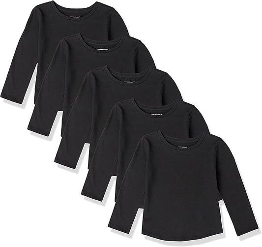 Long-Sleeve T-Shirts for Girls and Toddlers - Multipack Options
