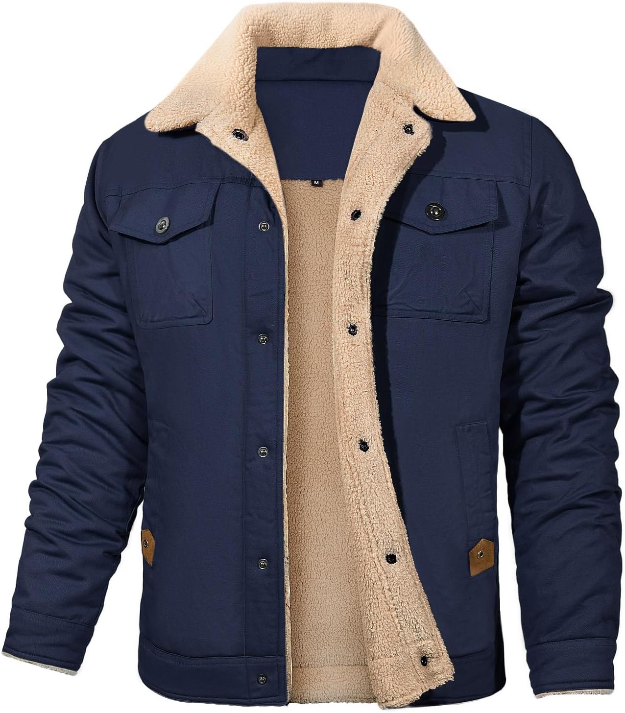 Men's Winter Lapel Cargo Military Trucker Utility Coat Review