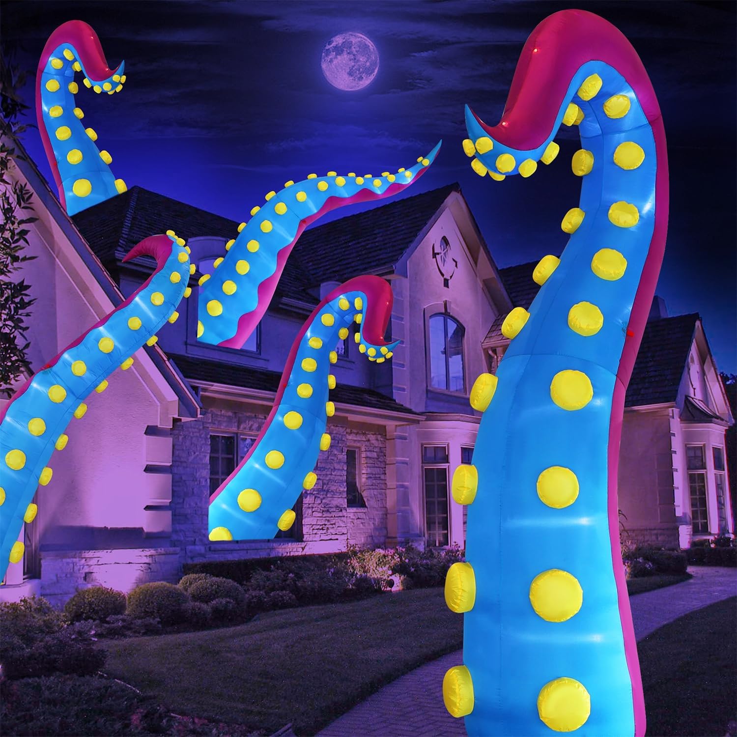 Giant Inflatable Octopus Tentacle for Unique Halloween Decor