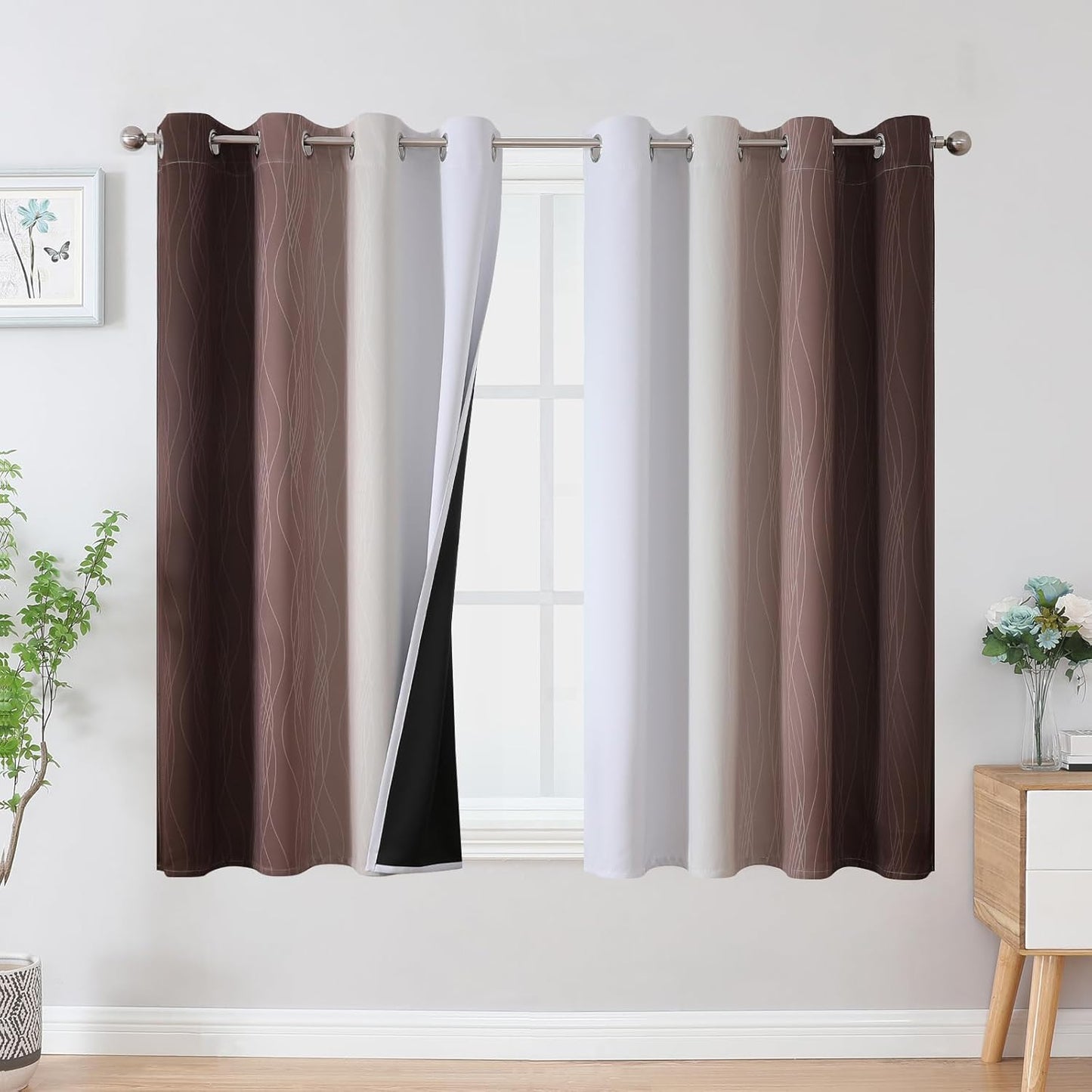 Ombre Blackout Curtains for Living Room by Estelar Textiler