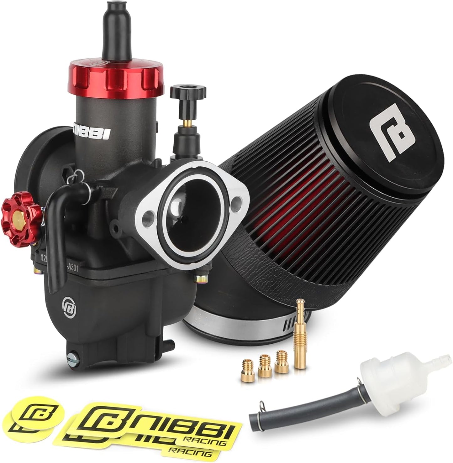 NIBBI 28mm Carburetor with CNC Air Filter for 230cc Dirt Bikes
