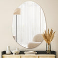 Irregular Asymmetrical Wall Mirror for Living Room Bathroom Entryway