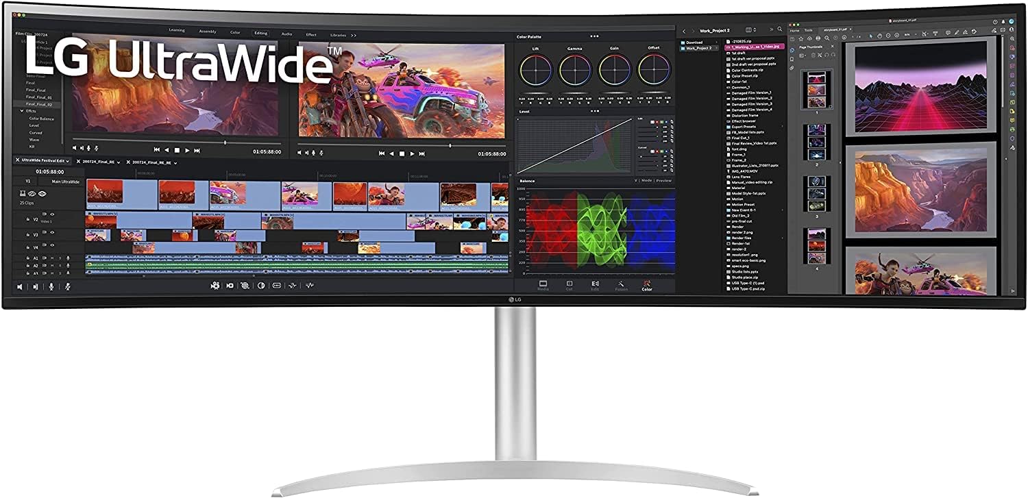 Immerse in Superior Gaming: LG 49WQ95C-W UltraWide Monitor
