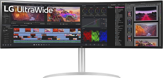 Immerse in Superior Gaming: LG 49WQ95C-W UltraWide Monitor
