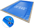 Future Way 20 x 40 ft Pool Cover - Heavy Duty Rectangular Winter Cover