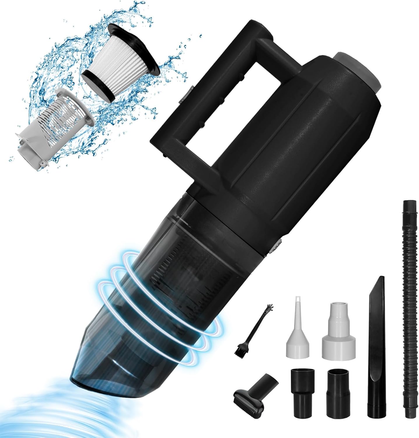 Powerful 6-in-1 Handheld Vacuum - Car, Home, Pet Cleanup