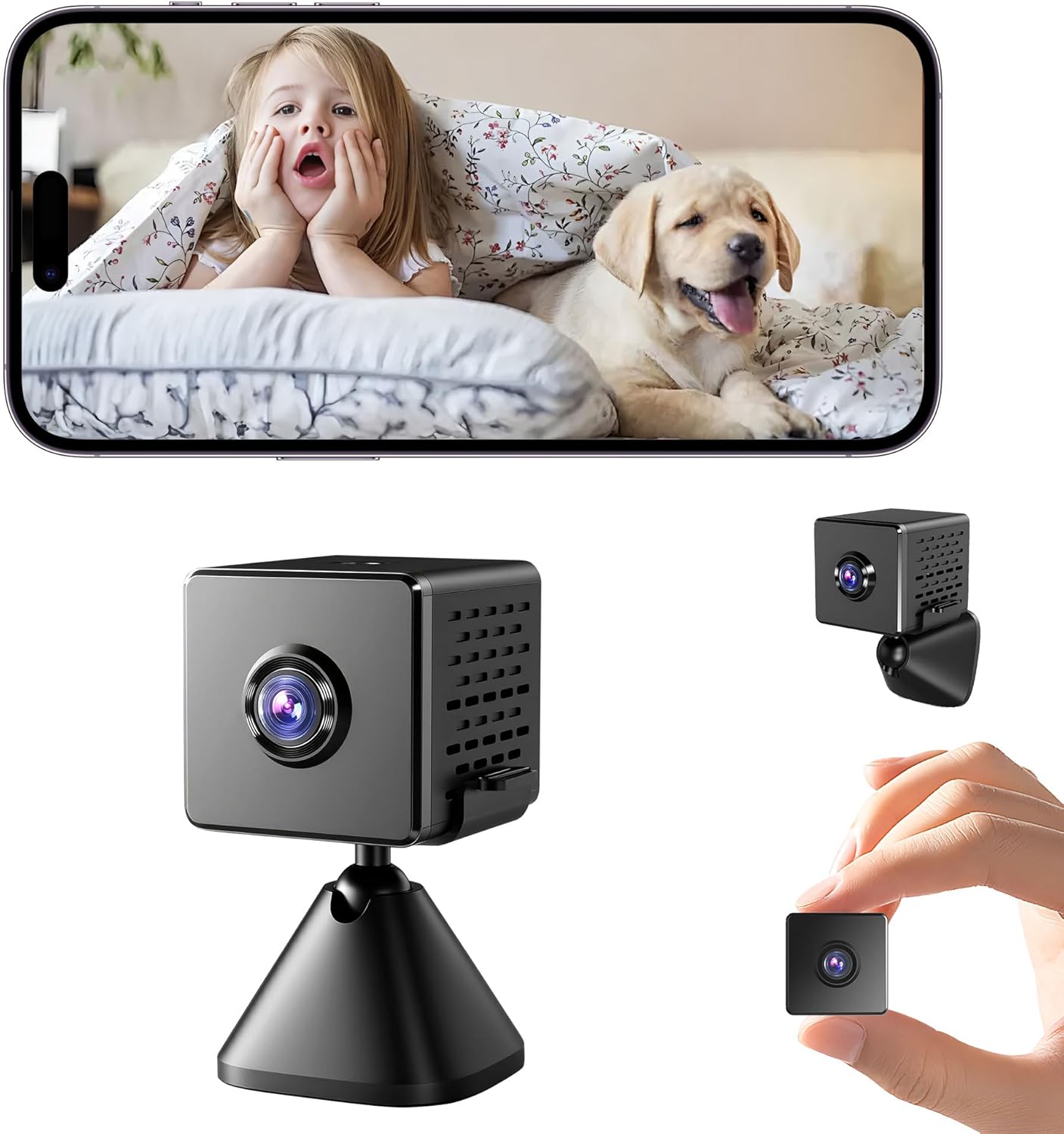 Hidden Camera with Real-Time Recording and AI Motion Detection