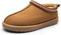 DREAM PAIRS Women's Fuzzy Cozy Suede Slippers - Warm Memory Foam