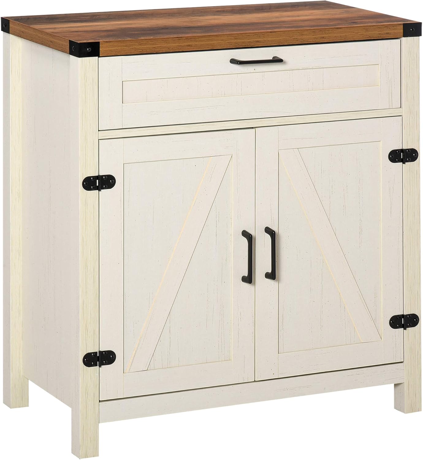 HOMCOM Farmhouse Sideboard: Stylish Storage Solution