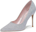 Fashion Pointed High Heels for Women - Elegant Slip On Pumps 4ftin