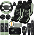 Butterfly Car Seat Full Set - Stylish 43-Piece Interior Kit