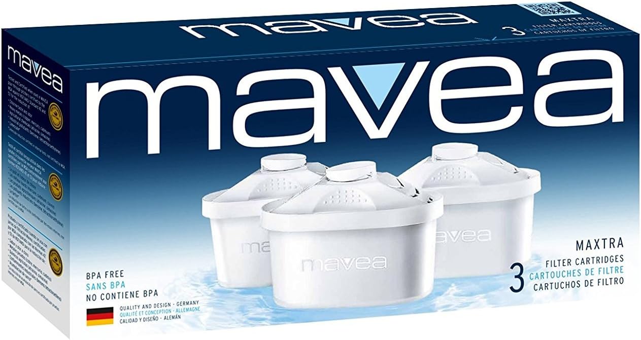 MAVEA Maxtra Replacement Filter 3-Pack for Water Pitcher