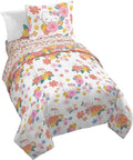 Hello Kitty Full Size Comforter Set - 7 Piece Floral Bedding