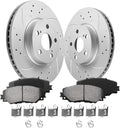 Anpulsero 275mm G-coated Drilled Slotted Front Brake Kit - Durable