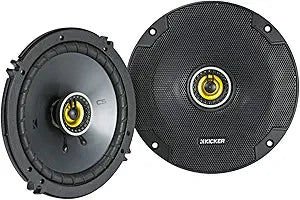 KICKER 46CSC654 6.5in Coaxial Speakers for Superior Sound Quality