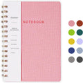 Spiral Notebook Pink - 6.1x8.2 in College Ruled Journal for Office