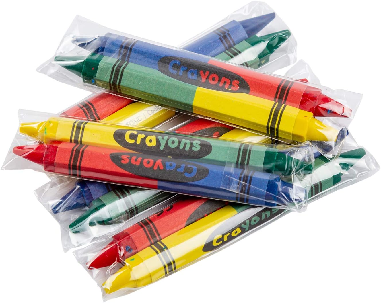 4-Color Double End Honeycomb Crayons for Creative Fun