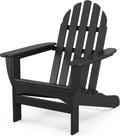 POLYWOOD Classic Outdoor Adirondack Chair, Black - Durable Comfort