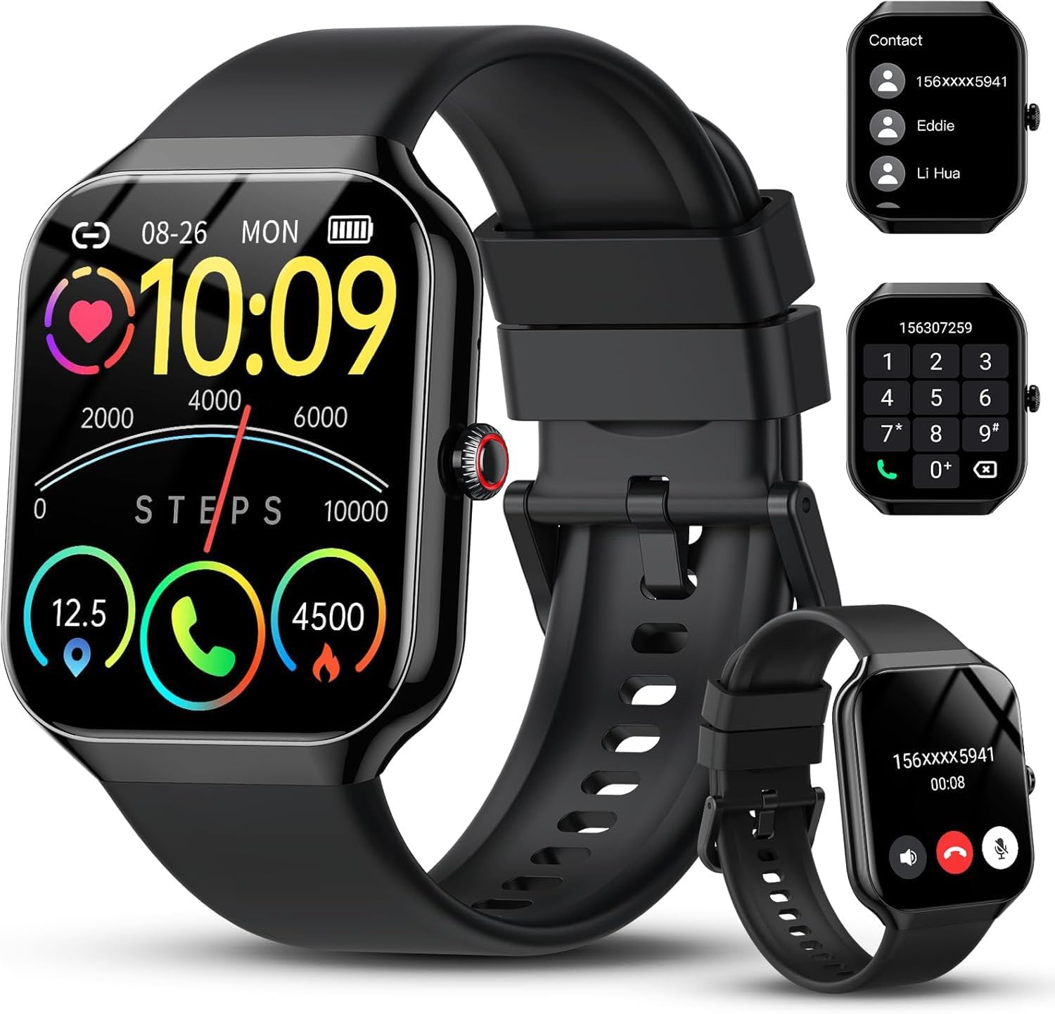 Smart Watch for Men Women with Bluetooth Call and Fitness Tracker