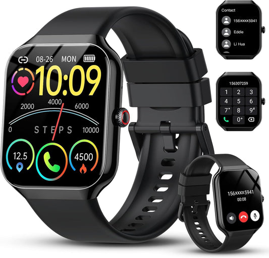 Smart Watch for Men Women with Bluetooth Call and Fitness Tracker