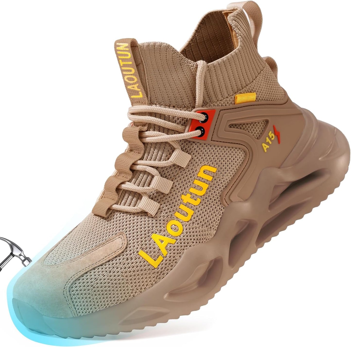 Steel Toe Shoes for Men Women Comfortable Lightweight Safety Sneakers