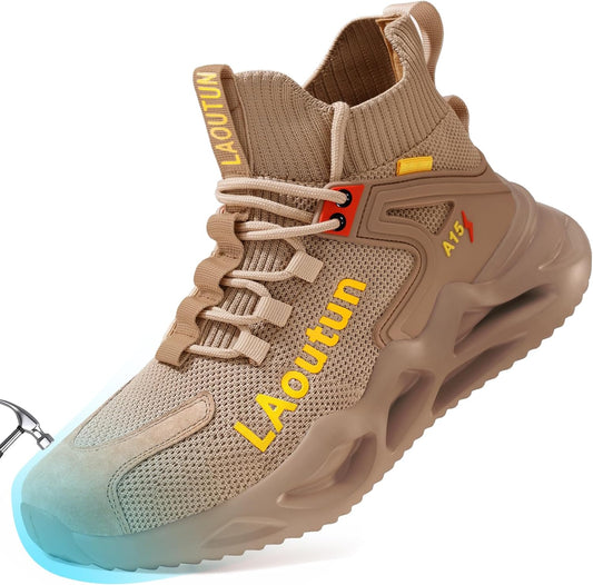 Steel Toe Shoes for Men Women Comfortable Lightweight Safety Sneakers