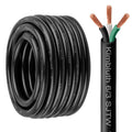 6 Gauge 3 Conductor Wire SJTW Outdoor Extension Power Cable - Heavy