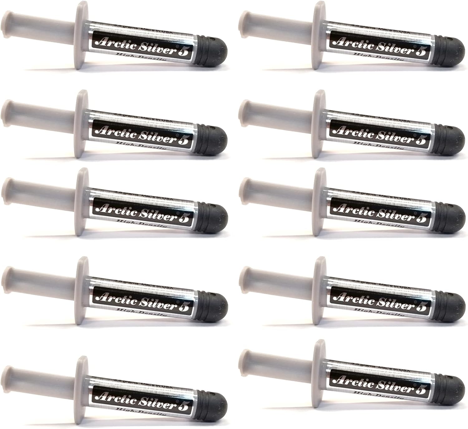 Arctic Silver 5 Thermal Compound 3.5 Gram Tube - Lot of 10