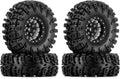 INJORA 1.3 in Wheel Tires Set S5 Swamp Claw Mud Terrain Tires - Rugged