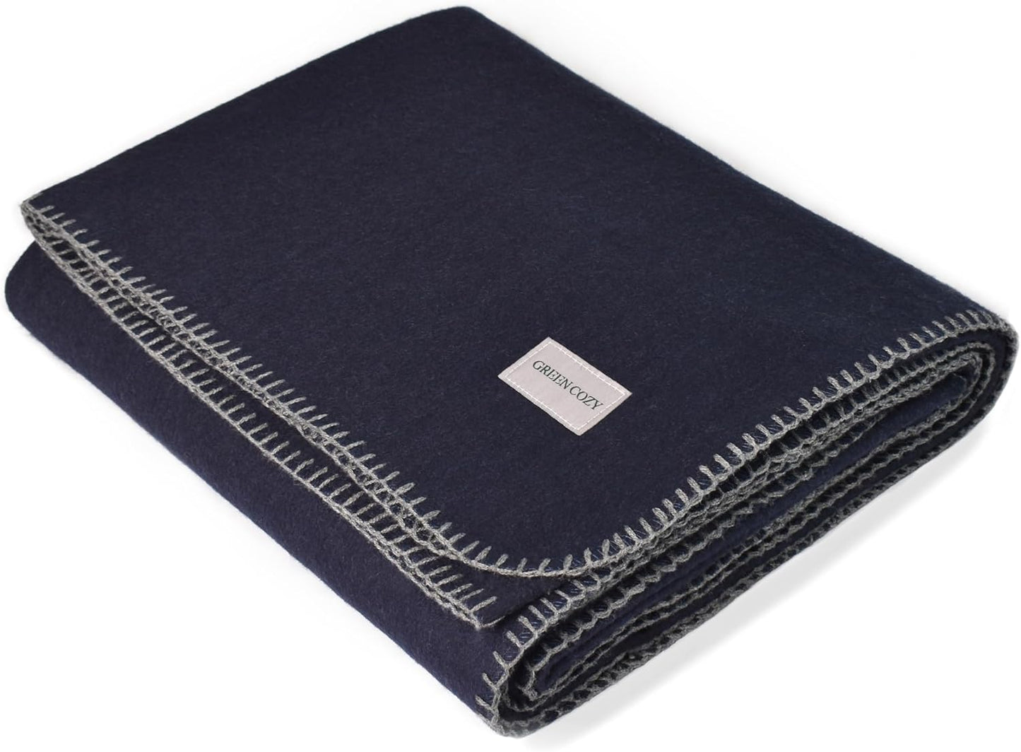 Military Style Wool Blanket - Cushioned, Durable & Warm