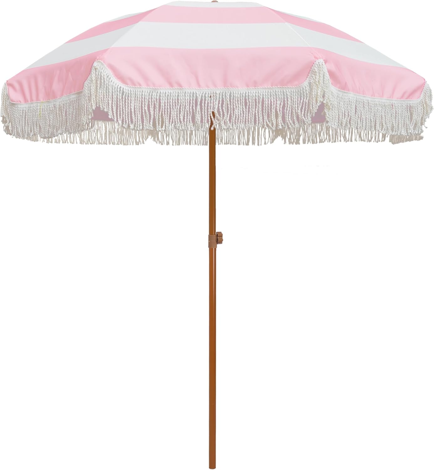 7ft Patio Umbrella with Fringe for Stylish Outdoor Spaces