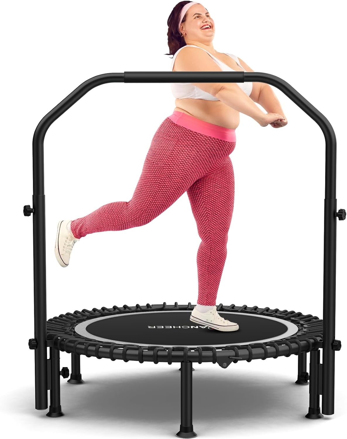 Bungee Rebounder Trampoline for Home Cardio and Fitness