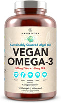 Vegan Omega 3 Supplement - Algae DHA & EPA Softgels