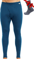 Merino Wool Base Layer Mens Bottom Pants - 100% Merino Warmth