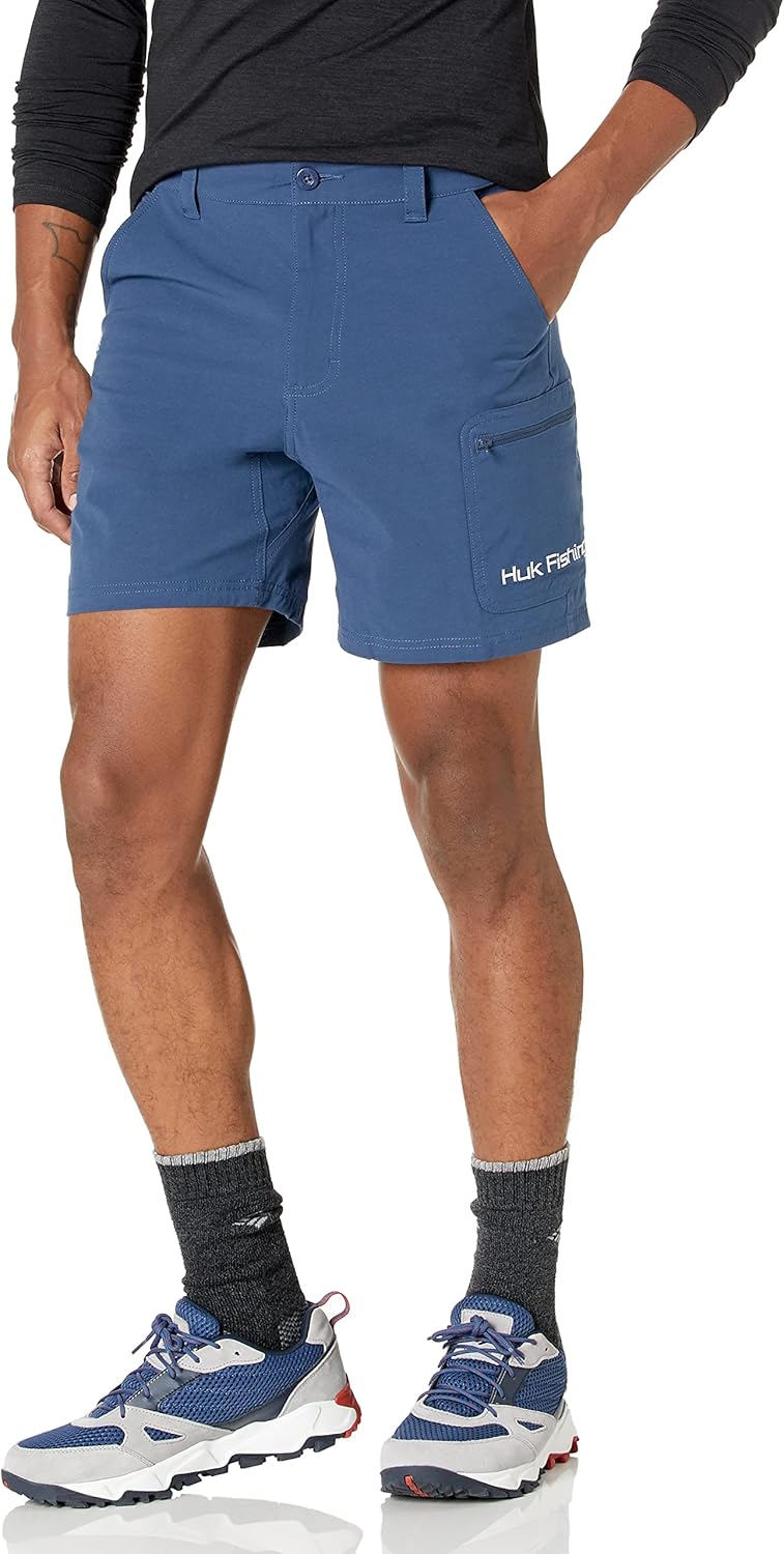HUK Men's Next Level Quick-Drying Fishing Shorts for Comfort