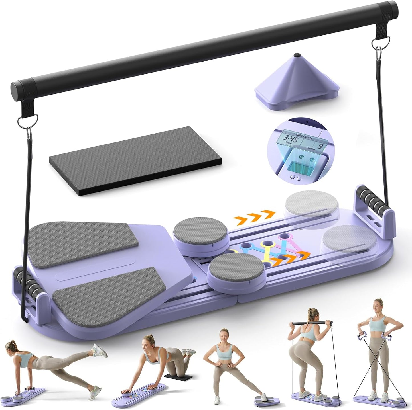 Portable Ab Pilates Board for Total Body Toning