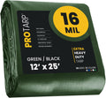 PROTARP Extra Heavy Duty 16 Mil Tarp Cover - Waterproof, UV Resistant