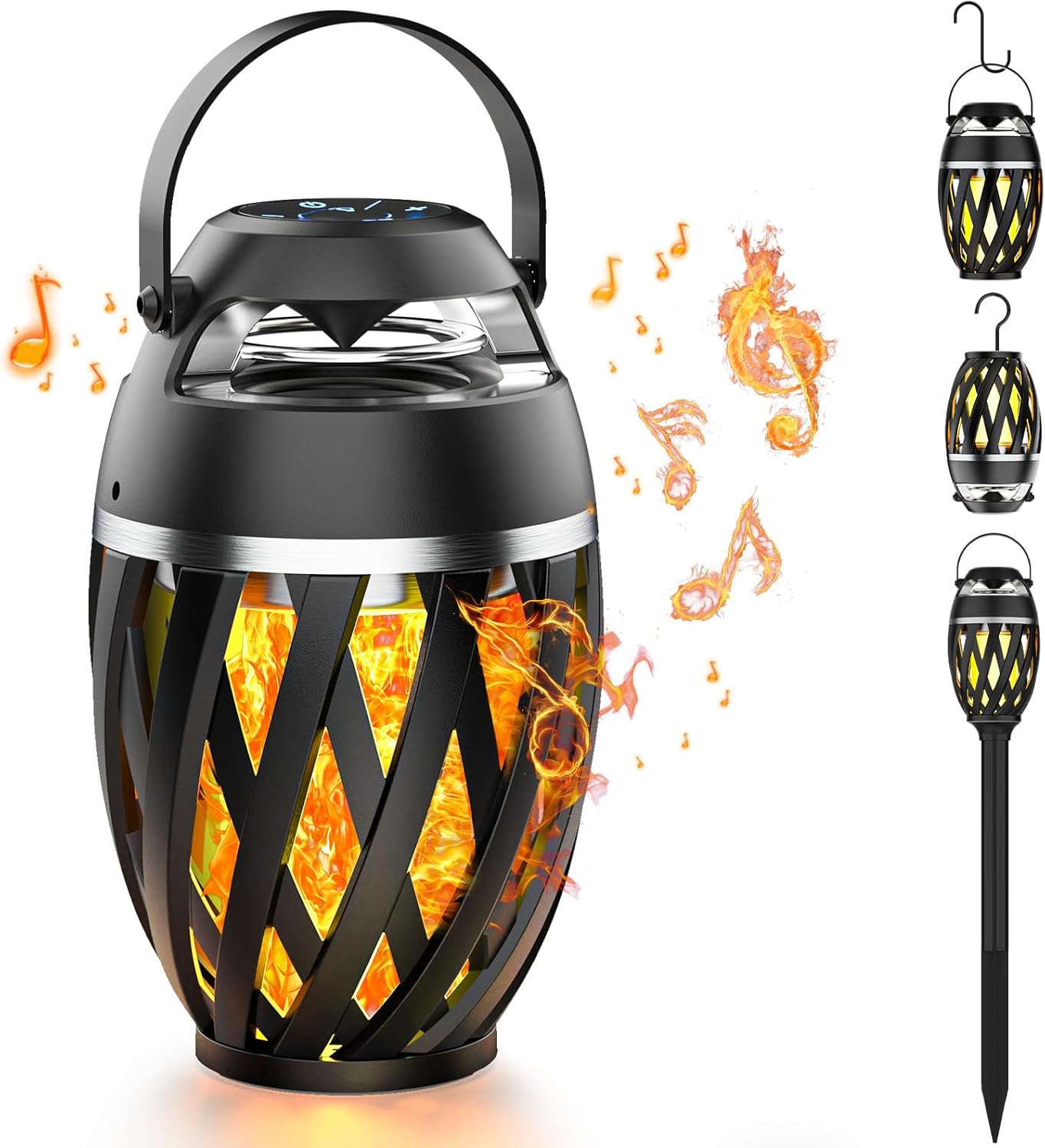 Portable Bluetooth Speaker with LED Torch - Xpoovv