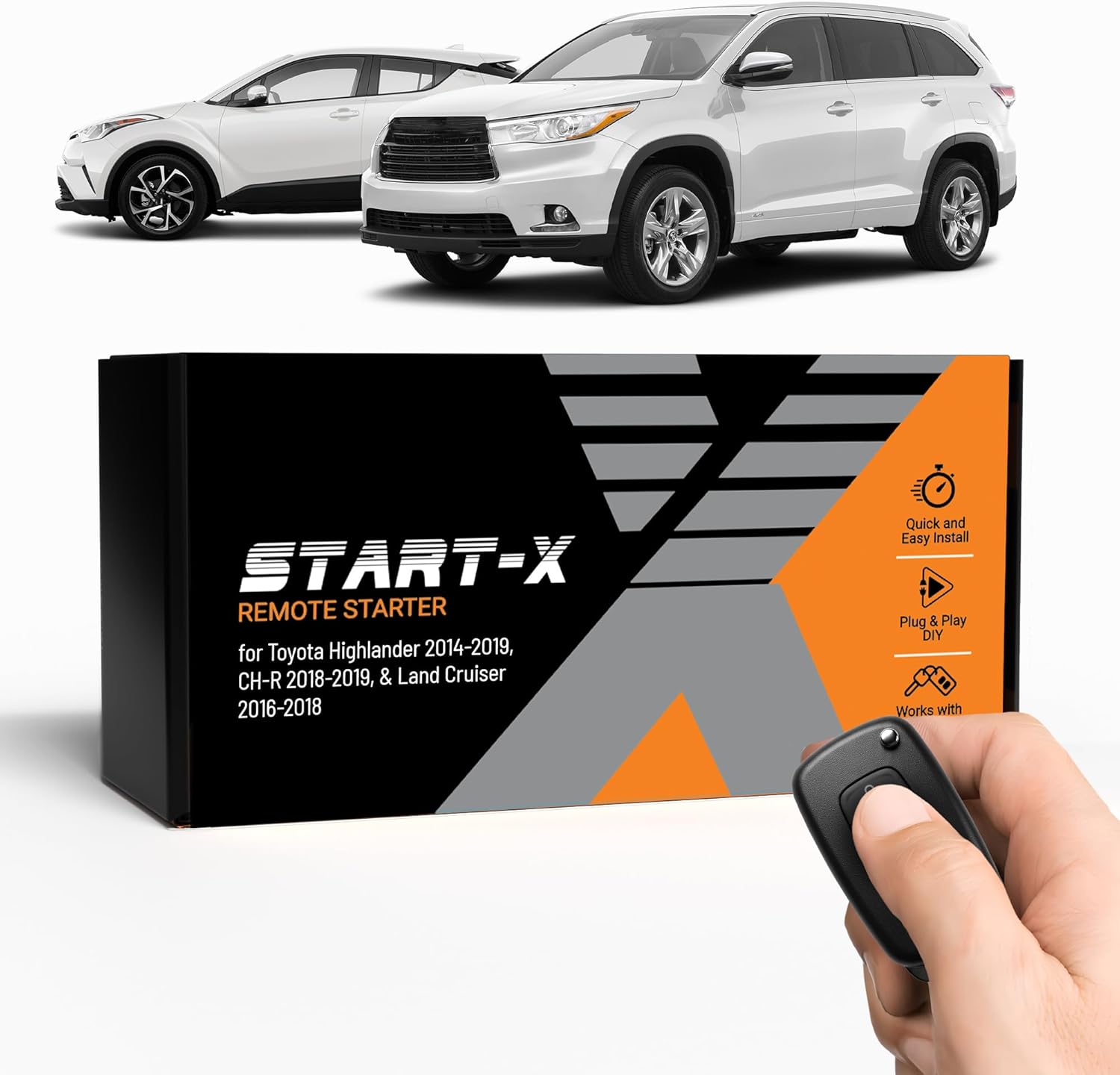 Start-X Remote Starter Kit for Toyota Highlander and More