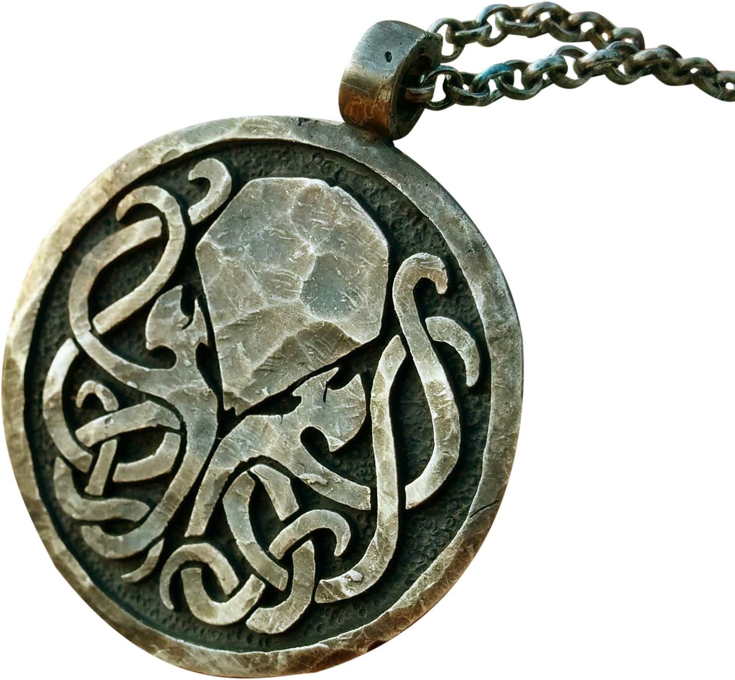 925 Sterling Silver Lovecraft Cthulhu Necklace for Men and Women