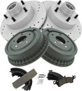 Front & Rear Ceramic Brake Kit for 70-75 Camaro and 74 Omega