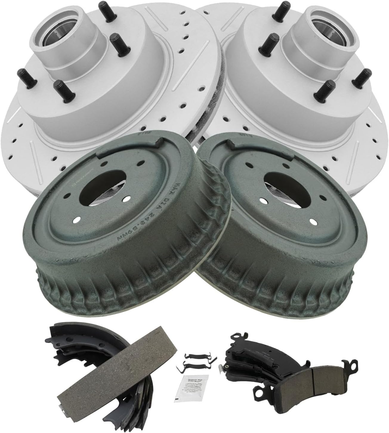 Premium G-Coated Ceramic Brake Pad & Rotor Kit for Classic Cars