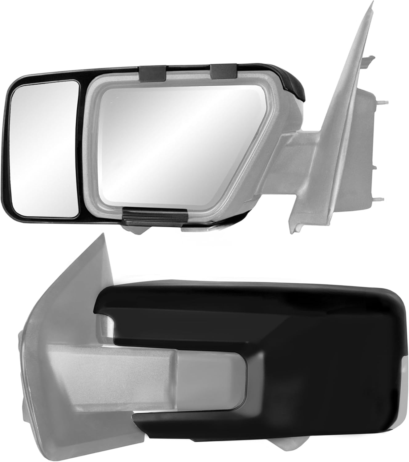 K Source Snap & Zap Custom Towing Mirror Pair for Ford F150